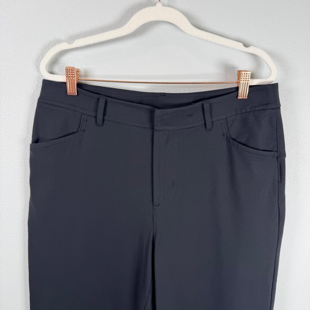 Public Rec 32/28 Black All Day Wide Leg Trousers Pants Stretch Chino